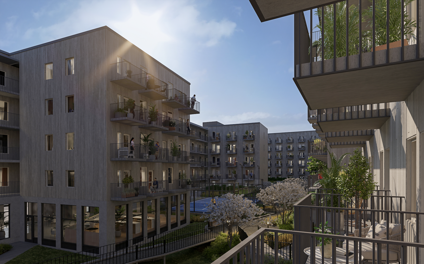 spanga courtyard